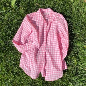 Vineyard Vines Pink n White Flannel